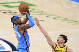 Shai Gilgeous-Alexander (à gauche) et le Thunder ont bien réagi après le crève-coeur de l'acte I. KEYSTONE/AP/Kyle Phillips